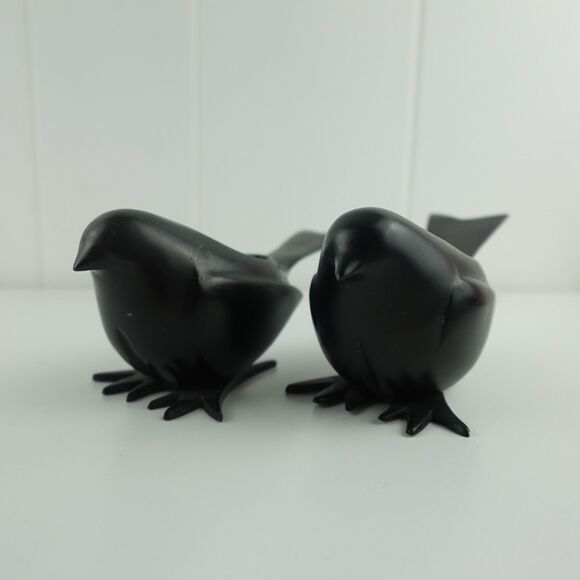 Metal Birds Votive and Tealight Candle Holders Set of 2 Made in India - Picture 1 of 11